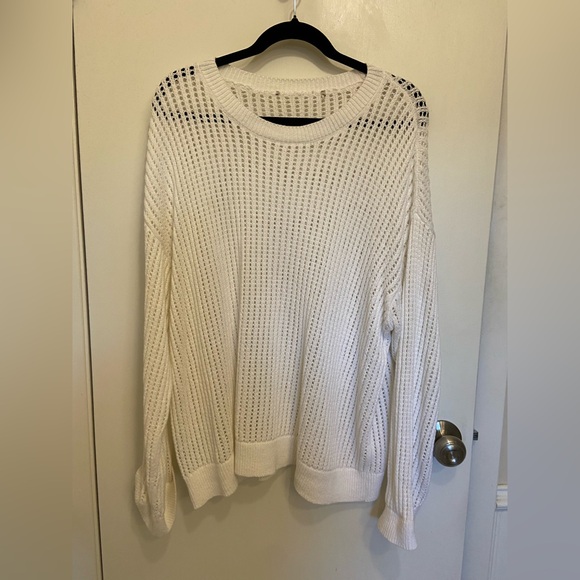 LOFT Sweaters - Loft White Knit Sweater